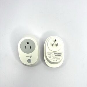LOT of (2) TP-Link HS100 Wi-Fi Smart Home‎ Outlet Plug Barely Used App Control